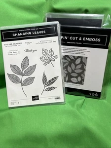 Blätter wechseln Stempelset & Hybrid Stanzen/Emb Ordner Stampin Up Herbst - Bild 1 von 2