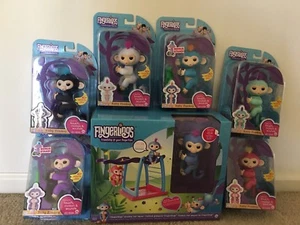 Fingerlinge Haustier Baby Affen WowWee Menge 7 Sammlerstücke Fingerlinge  - Bild 1 von 2