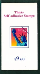 US Scott # BK260 / $9,60 32¢ Statua della Libertà PO fresca - Foto 1 di 1
