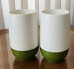 2 vasos aislados vintage Thermos King-Seeley 8 oz verde blanco EE. UU. - Imagen 1 de 6