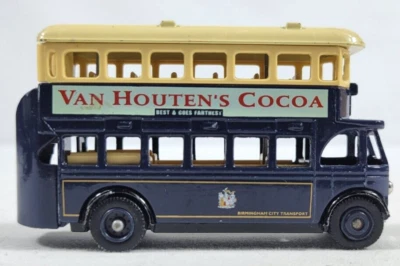 Lledo DG 15 Regent Double Deck Bus Van Houtens Cocoa Birmingham City Transport - Image 1 of 4