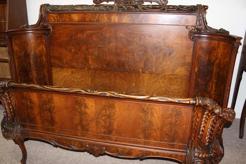 Antique French Style Four Piece Bedroom Set Cover
