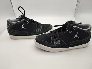 Men's Size 9-Nike-Jordan Flight 23 Classic Black Stealth Suede Shoes-510892-003 - Picture 1 of 10