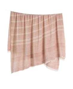 Large Indoor/Outdoor Throw Blanket - 100% Turkish Cotton - Sand Free - Rose - Picture 1 of 8