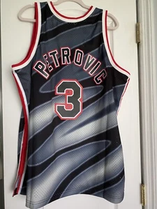 NY NETS Drazen Petrovic #3 Mitchell & Ness Swingman Jersey NWT XXL Size - Picture 1 of 9