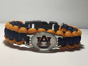 Bracciale Auburn Tigers NCAA Paracord NUOVO - Foto 1 di 2