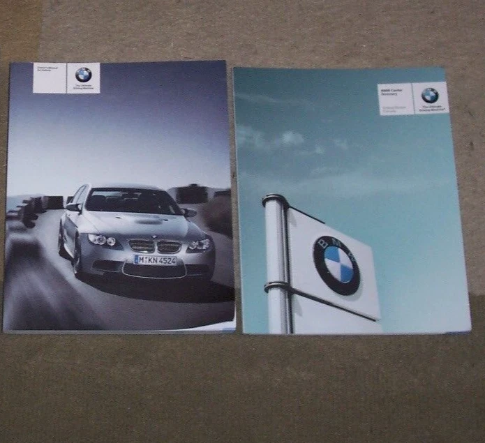 BMW M3 2009 sedán dueño operador guía conjunto 4,0 L V8 Foto 1 de 1