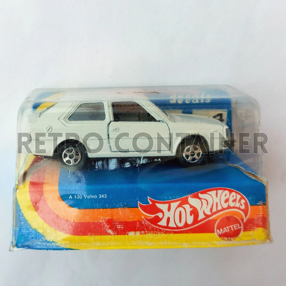 MATTEL HOT WHEELS Vintage - A 130 Volvo 343 White With Box  - Immagine 1 di 1