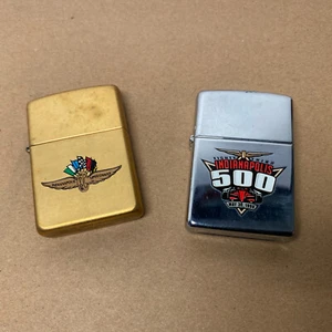 INDY 500 And Indianapolis Speedway Zippo Lighters -May 1999 And Logo - As/Is - Picture 1 of 15