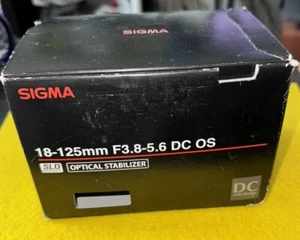 Sigma 18-125mm F3.8-5.6DC OS - Ópticas Stabilizer - Picture 1 of 5