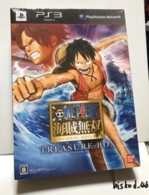 PS3 One Piece Pirate Warriors Treasure Box First Limited W/ Bonus pin badge Book - Image 1 of 4