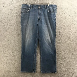 Calvin Klein Jeans Straight Mens 42 (Actual Size 42x29) Denim Blue High Rise - Picture 1 of 19