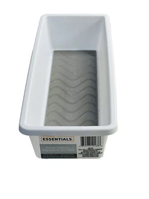 Storage Essentials Drawer Organizer  White 9.75 X 3.75 X 2 Inches-NEW-SHIP 24HR - Image 1 of 4