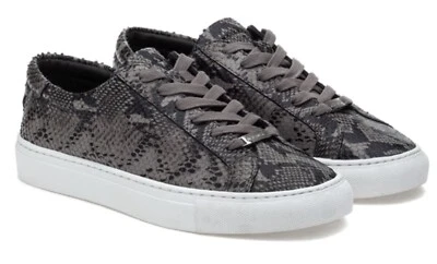 Zapatilla deportiva con plataforma de cuero en relieve J Slides LACEE 8,5, NUEVA EN CAJA Foto 1 de 4