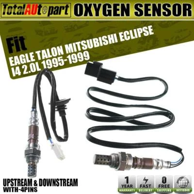 2x O2 Oxygen Sensor for Eagle Talon Mitsubishi Eclipse 1995-1999 Up & Downstream - Image 1 of 4