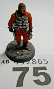 Warhammer 40k 30k Forgeworld Imperial Navy Thunderbolt pilot painted limited W75 - Picture 1 of 4