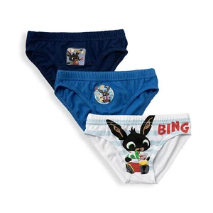 Slip Bing 3 pezzi ufficiale bambino shorties mutandine intimo in cotone 5968 - Foto 1 di 2