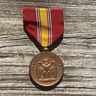 US National Defense Service Award Medal Ribbon Pin Full Size Armed Forces S3