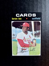 1971 Topps Baseball #521 Leron Lee - St. Louis Cardinals