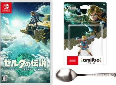 NEW Nintendo Switch The Legend of Zelda Tears of the Kingdom & amiibo Link set - Image 1 of 4