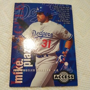 Mike Piazza 1996 Fleer Circa ACCESS #21 Los Angeles Dodgers