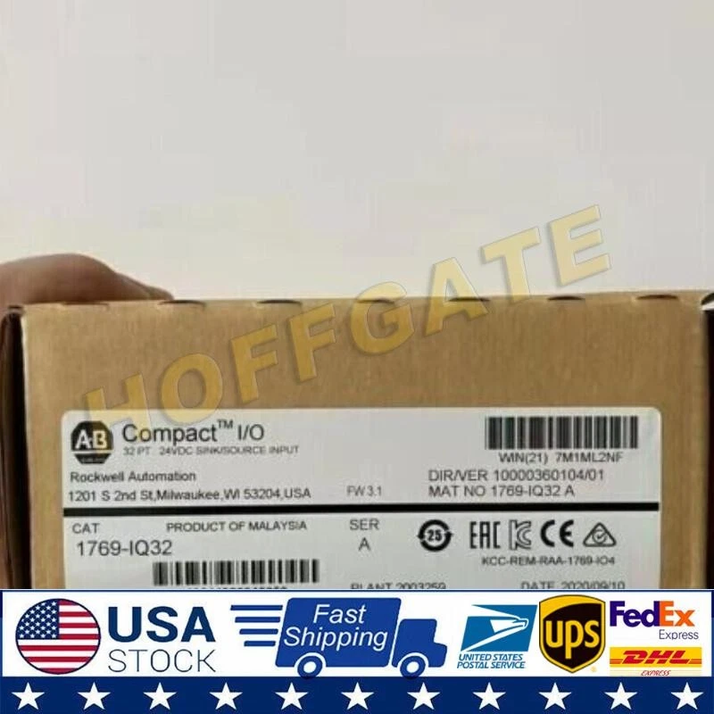 New AB 1769-IQ32 CompactLogix 24V DC Input Module 1769IQ32 US Free Tax - Image 1 of 1
