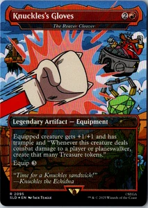 Guantes de nudillos - The Reaver Cleaver (lámina de arco iris) serie R Secret Lair Drop - Imagen 1 de 1