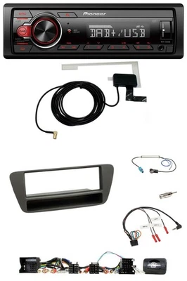 Pioneer 1DIN MP3 DAB USB Lenkrad Autoradio für Audi Q3 8U 2011-2018 - Bild 1 von 4