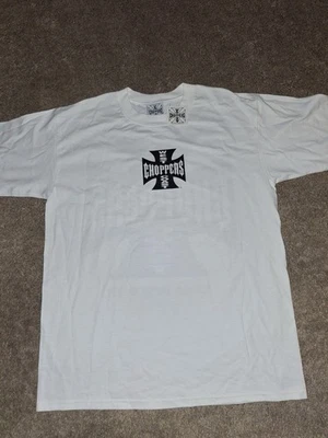 Camiseta de Playa Larga West Coast Choppers De Colección Camiseta Para Hombre Mediana Doble Cara Nueva Con Etiquetas Foto 1 de 4