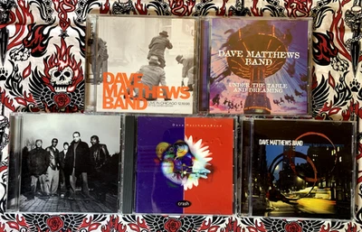 Лот из 5 компакт-дисков Dave Matthews Band: Live Chicago, Everyday, Crash, Under Table, Before T - Изображение 1 из 2