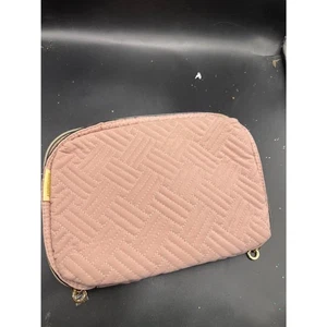 BAGSMART Travel Makeup Bag Water-Resistant Portable Cosmeti Pouch Flat Open - Picture 1 of 5