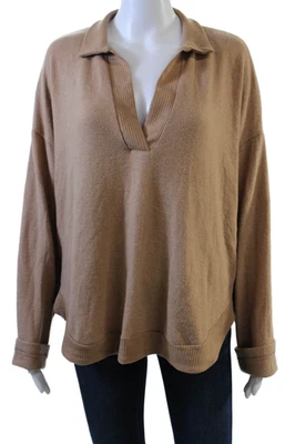 Suéter Project Social T Mujer Acanalado Cuello Gran Tamaño Beige Talla M Foto 1 de 4