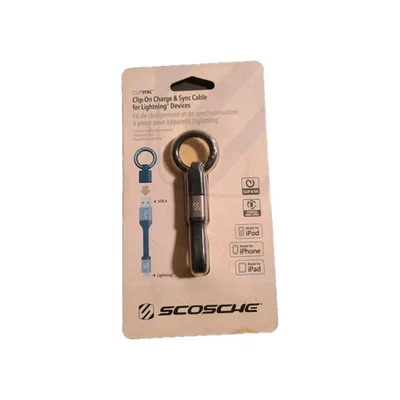 Scosche USB-A TO Light Transfer Cable Dongle Keychain 4.5" - Image 1 of 2