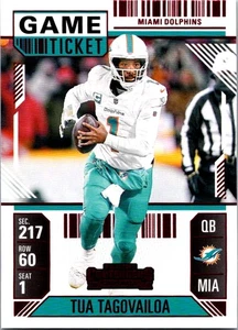 tua tagovailoa #6q 2024 Panini Contenders - Season Ticket - Bild 1 von 2