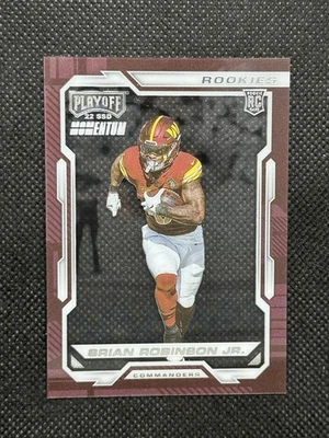 2022 Panini Chronicles Brian Robinson Jr. Playoff Momentum Rookies #PMR-25 - Image 1 of 2