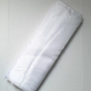 Full Bolt of White Glitter Organza - 15 yards - Picture 1 of 4