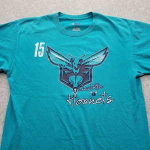 No. Camisa gráfica grande azul cielo de 15 Charlotte Hornets NBA para hombre - Imagen 1 de 10