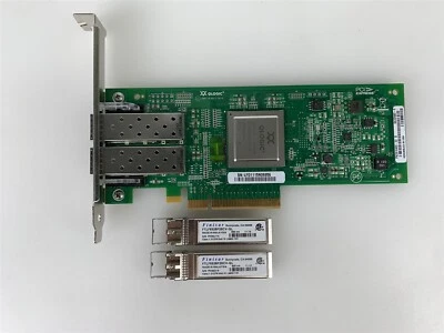 Q-Logic QLE2562 Dual Port Fibre Channel Host Bus Adapter PX2810403-22 - Image 1 of 4