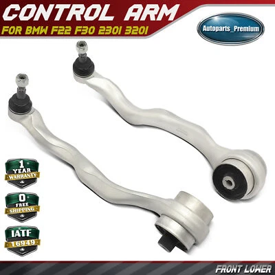 2x Control Arm Kit for BMW F22 F30 230i 320i Front Left & Right Lower Frontward - Image 1 of 4