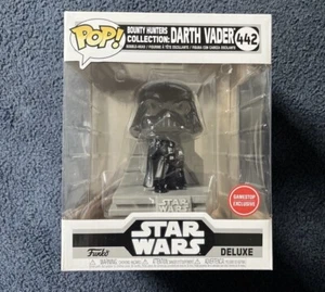 Funko Pop! Star Wars Deluxe Bounty Hunters Collection Darth Vader #442 Gamestop - Picture 1 of 2