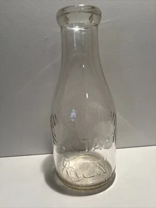 Botella de leche vintage PA cuarto de galón Howertown productos lácteos sanitarios MUY LIMPIA - Imagen 1 de 12