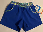 Columbia Omni Shade Blue Pull On Shorts Girls Size Xs With Pockets Upf 50 New