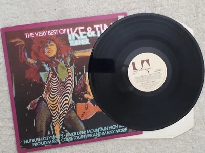IKE & TINA TURNER The Very Best Of 1976 UK vinyl LP Nutbush City Limits UAS29948 - Image 1 of 4