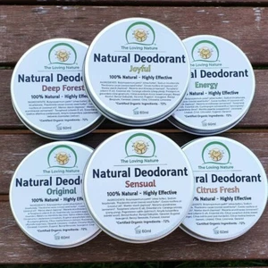 Effective, Long-Lasting All Natural Deodorant - Premium Organic Ingredients - Picture 1 of 24
