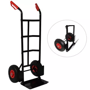 Sackkarre klappbar Transportkarre Stapelkarre Karre Transport 200 kg Schwarz - Bild 1 von 7