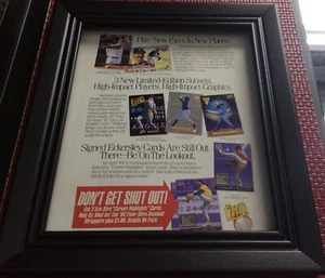 1993 Fleer Ultra Print Ad Poster Art (Frame Not Included) - Picture 1 of 2