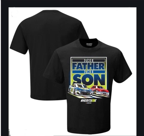 2020 Chase & Bill Elliott  “ Like Father Like Son #HERITAGE - T Shirt - Size XL Cover