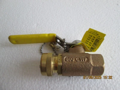 (Apollo) 1/2" 70-103-HC Ball Valve With Hose Cap and Chain,BRAND NEW!! - Image 1 of 4