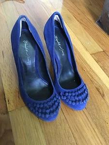 Blue Color Elizabeth & James Ladies High Heels Vero Cuoio Size 5.5B - Picture 1 of 8