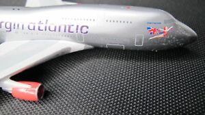 GEMINI JETS 1:400 SCALE BOEING 747-400 VIRGIN ATLANTIC Front Gear Missing 